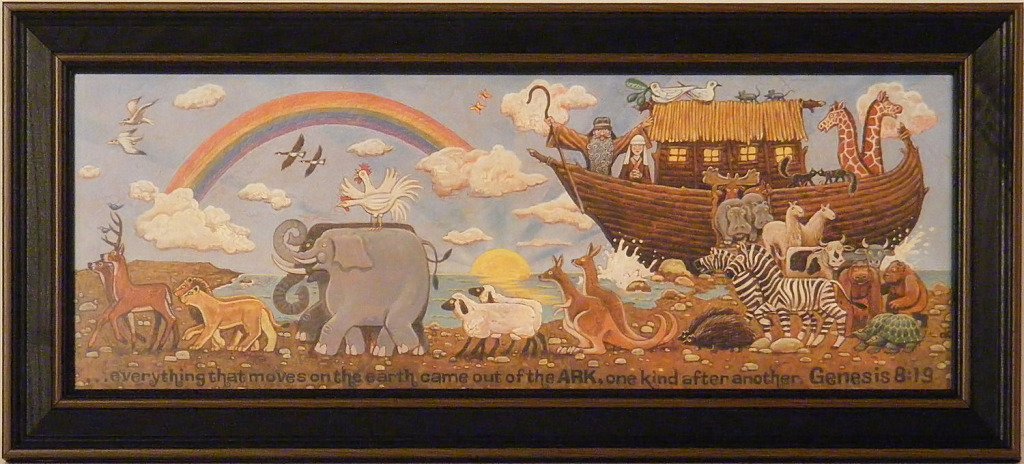 Debbie Kingston Baker Noah's Ark 水彩　絵画 il_fullxfull.2072630953_8zc5.jpg